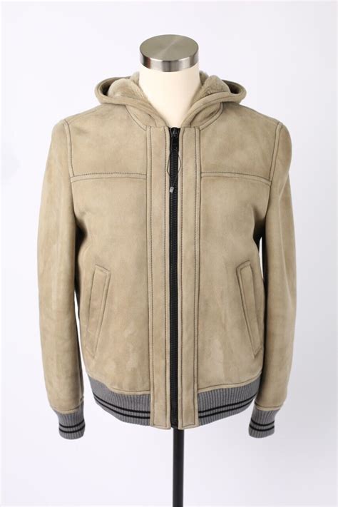 Prada Montone Shearling Jacket .